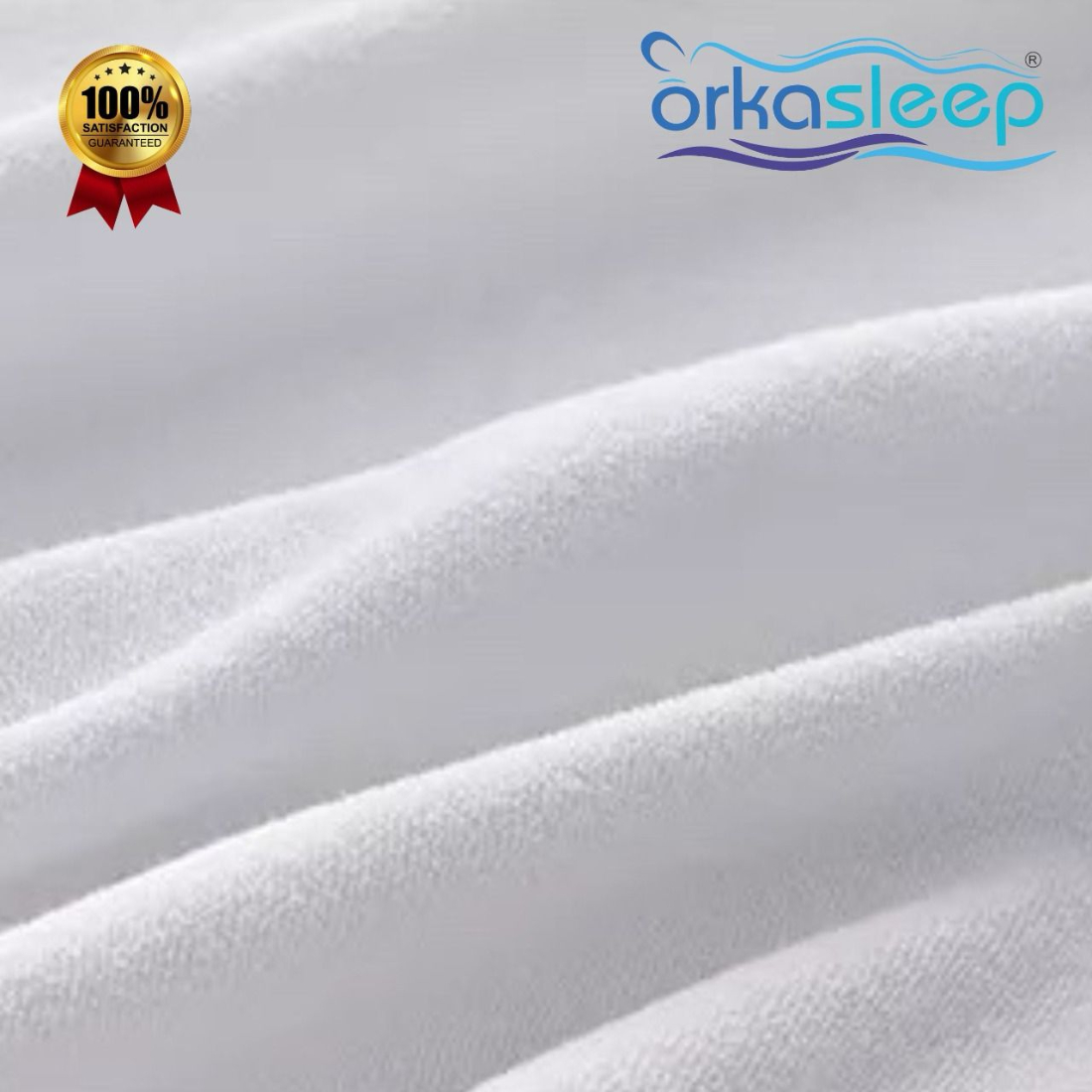 Orkasleep Mattress Protector, White view 2
